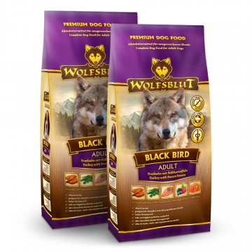 Wolfsblut Black Bird Adult 2x12, 5kg - morka s…