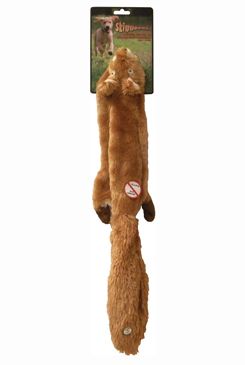 Hračka pes Veverka pískacie 61cm Skinneeez